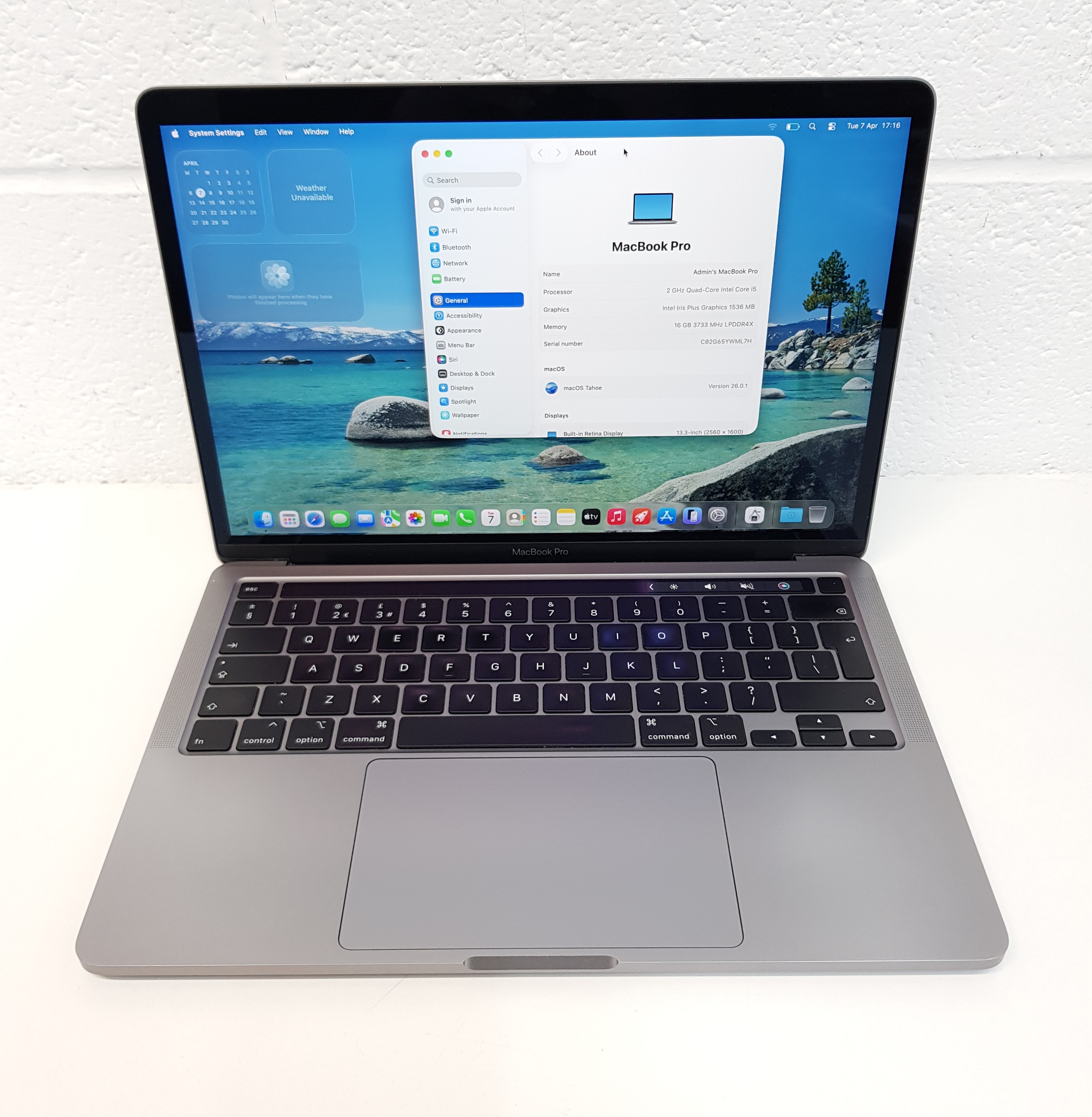Fast Apple MacBook Pro A2251 | i5 10th Gen | 16GB RAM | 512GB SSD