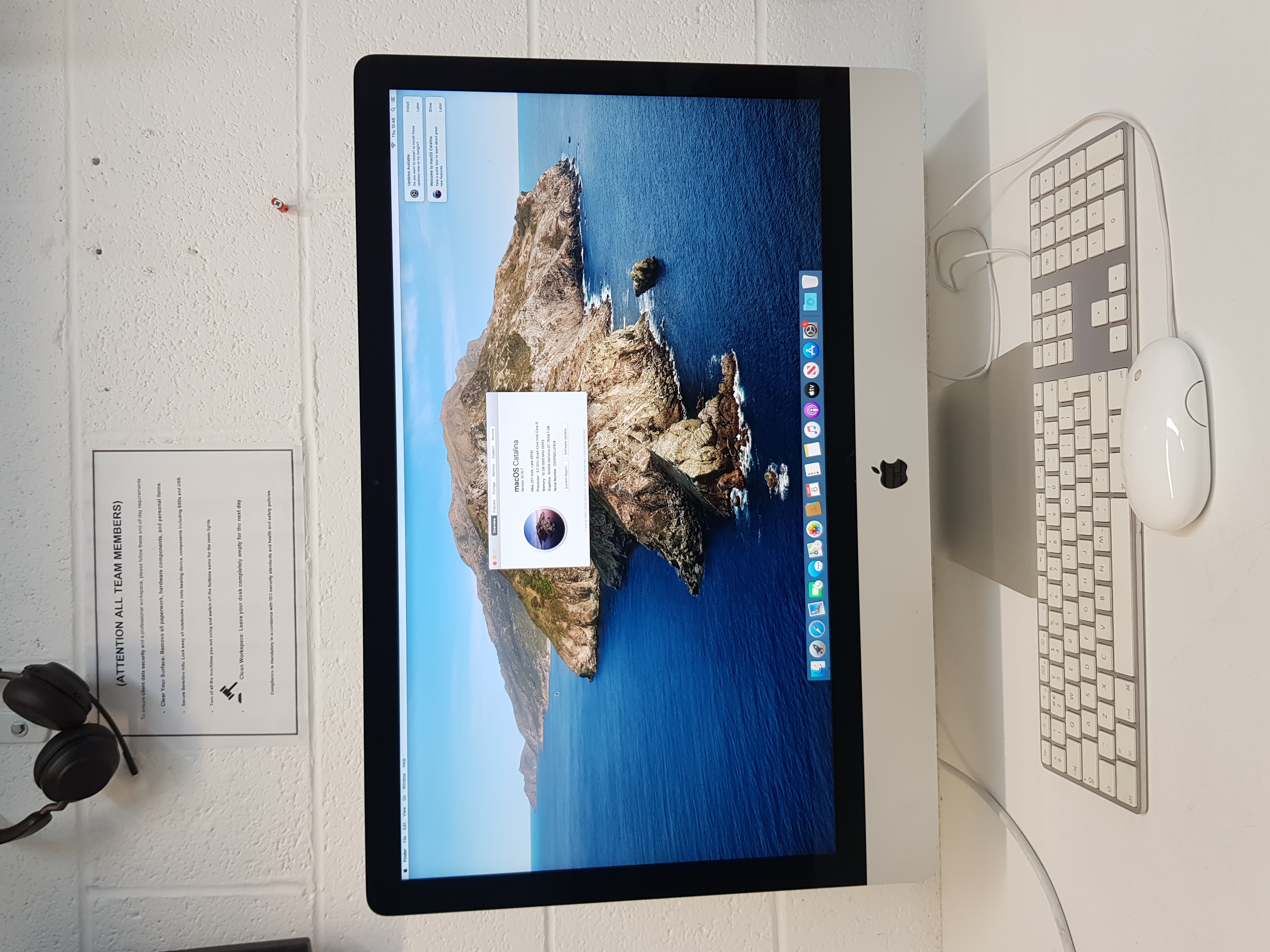 Apple iMac, intel core i5 processor, 16GB RAM, 512GB SSD, 1GB graphics — additional photo