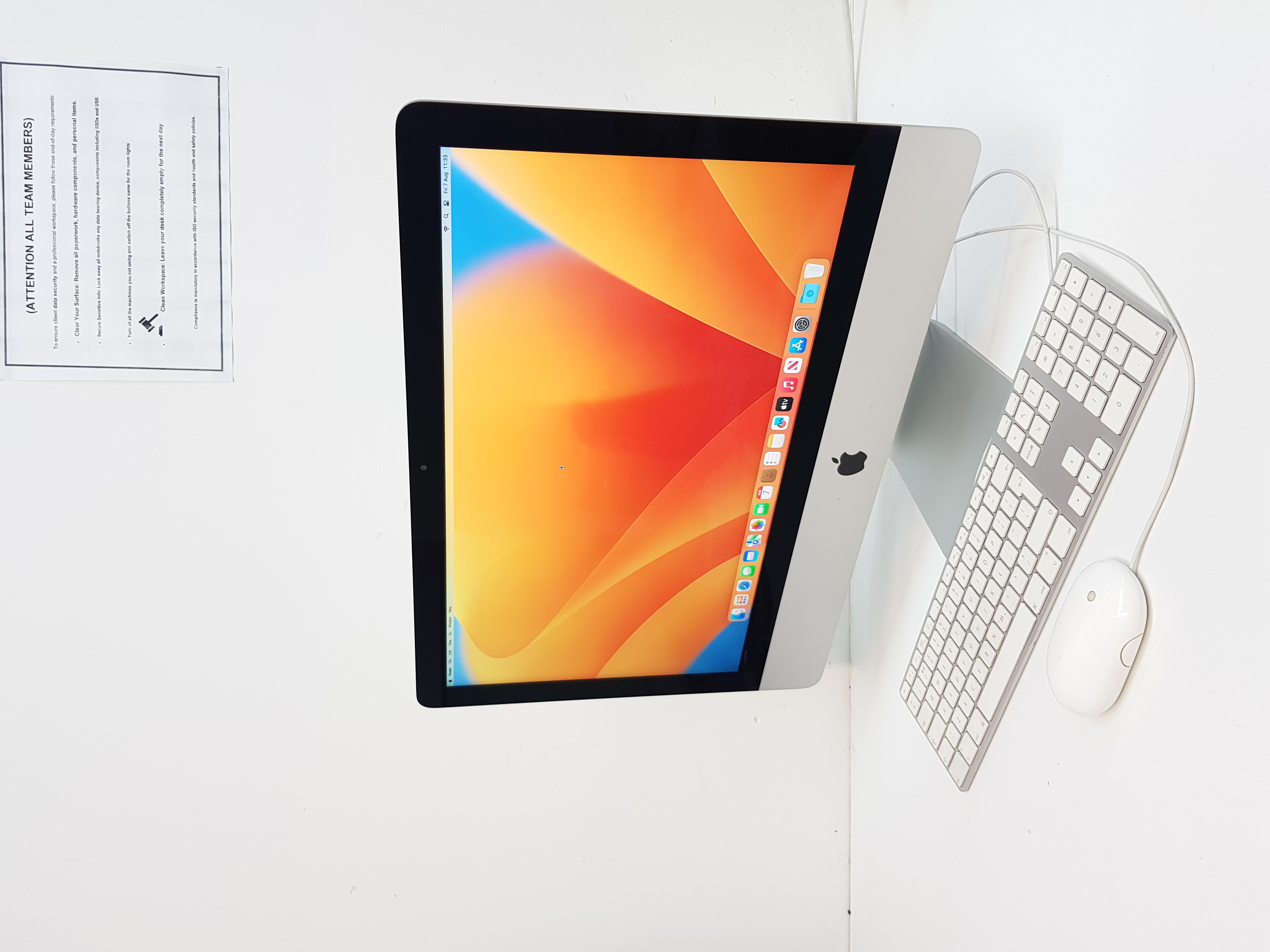 Apple iMac, intel core i5 processor, 8GB RAM, 240GB Storage, Mac OS Ventura — additional photo