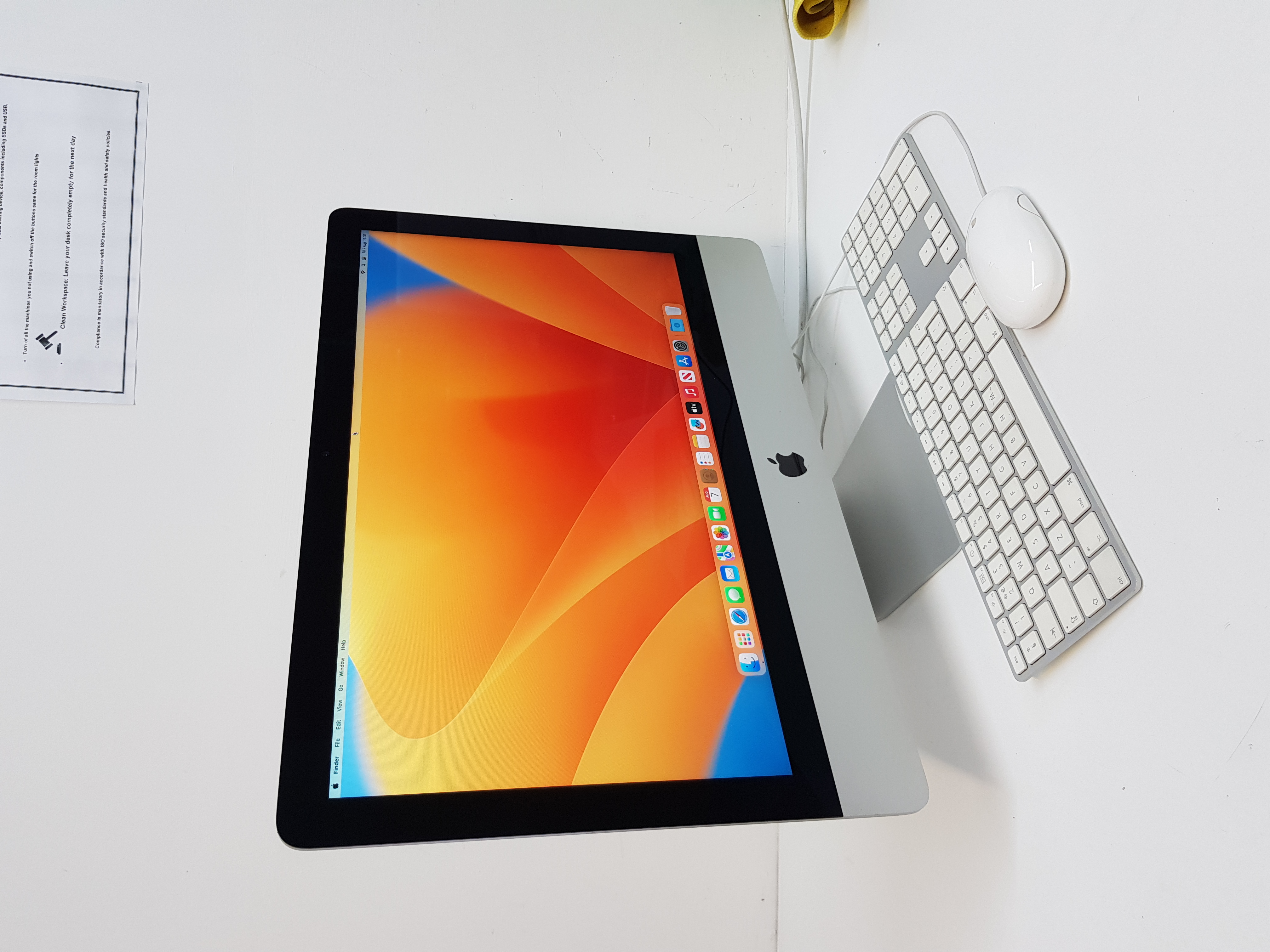 Apple iMac, intel core i5 processor, 8GB RAM, 240GB Storage, Mac OS Ventura — additional photo
