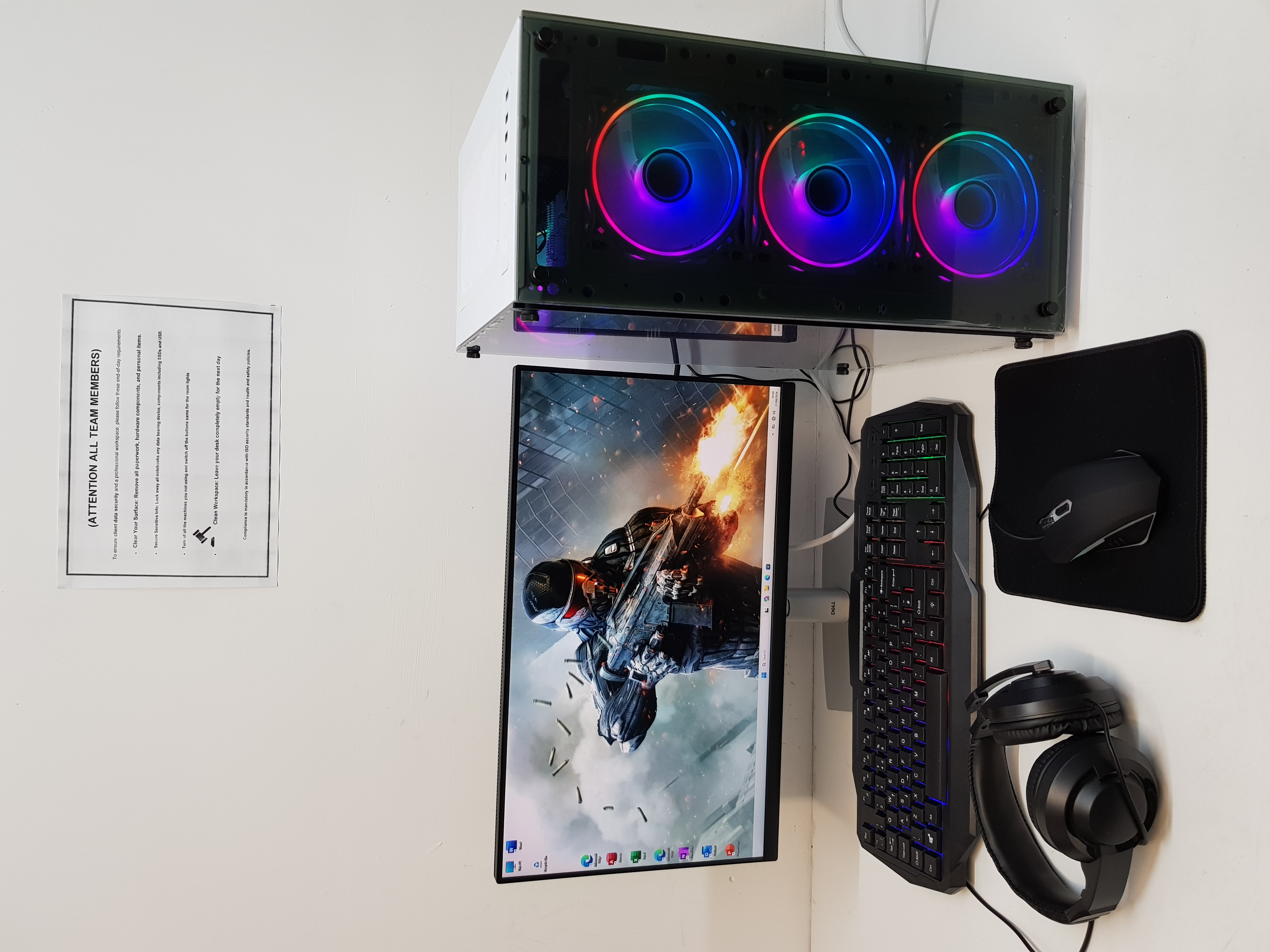 Fast Gaming PC Computer, intel core i7, 32GB RAM, 512GB SSD+3TB HDD, 8GB Graphics — additional photo
