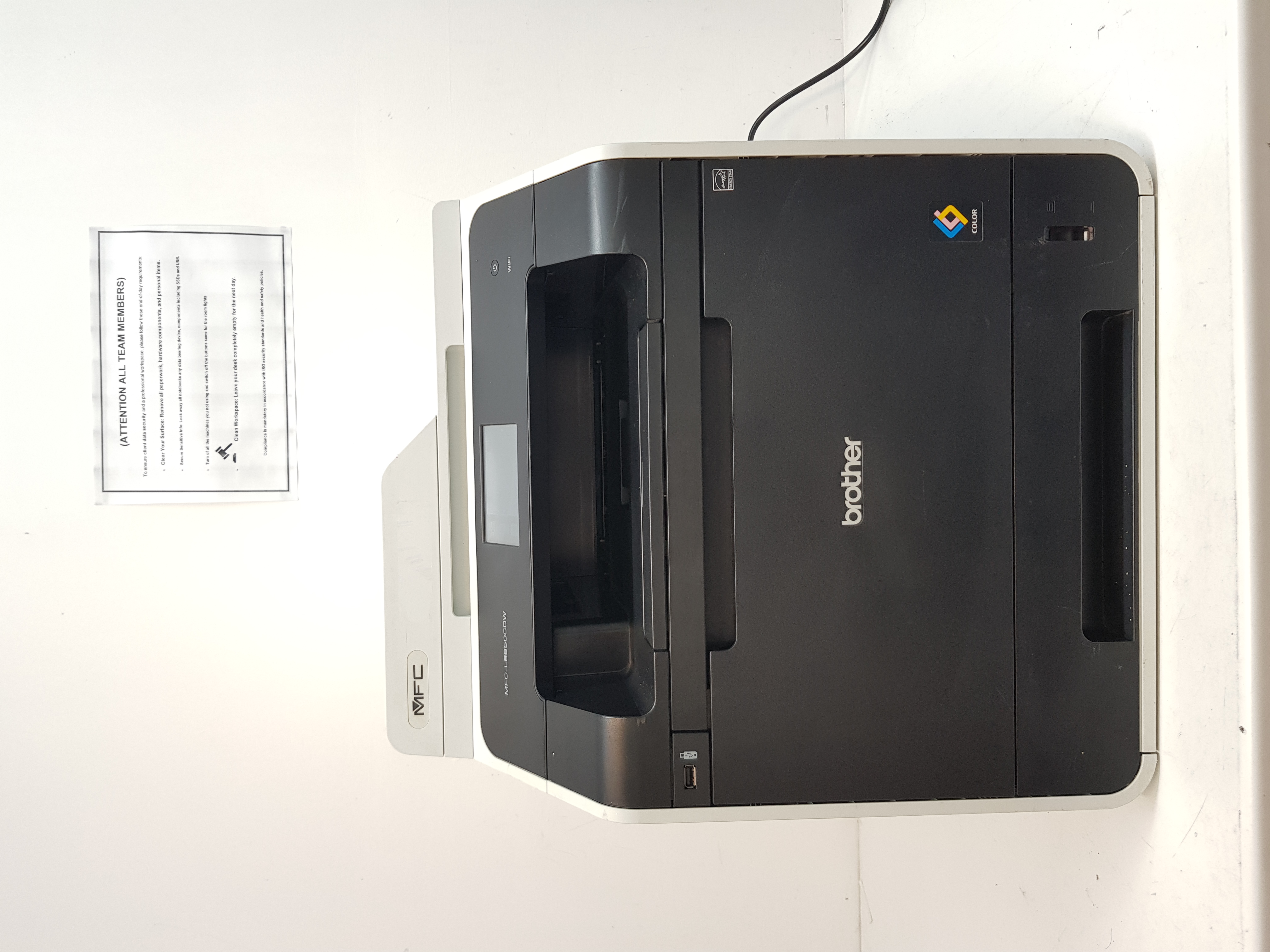 Brother colour all-in-one laser Printer, Print, copy, scan, Fax, wireless printer — additional photo