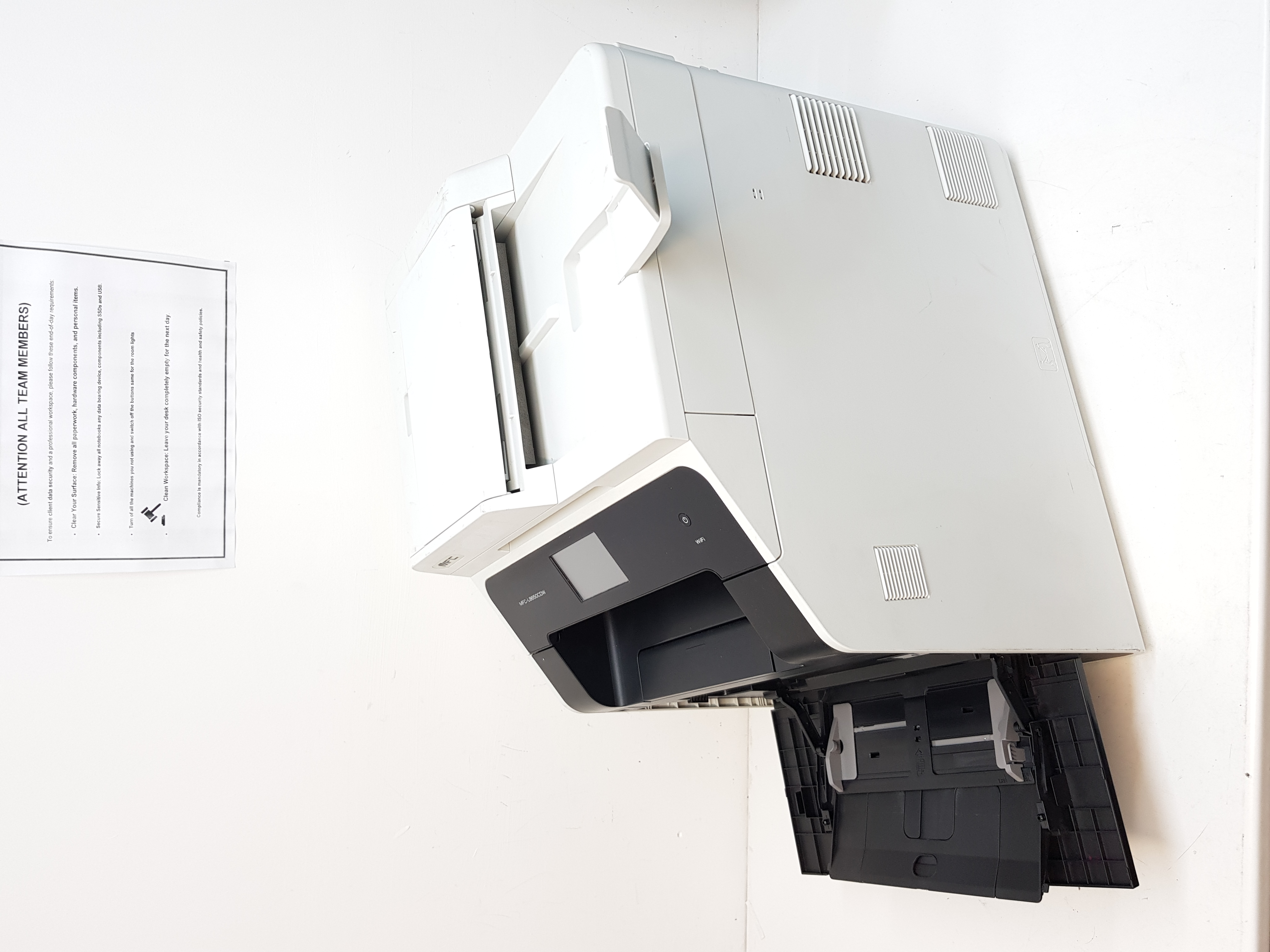 Brother colour all-in-one laser Printer, Print, copy, scan, Fax, wireless printer — additional photo