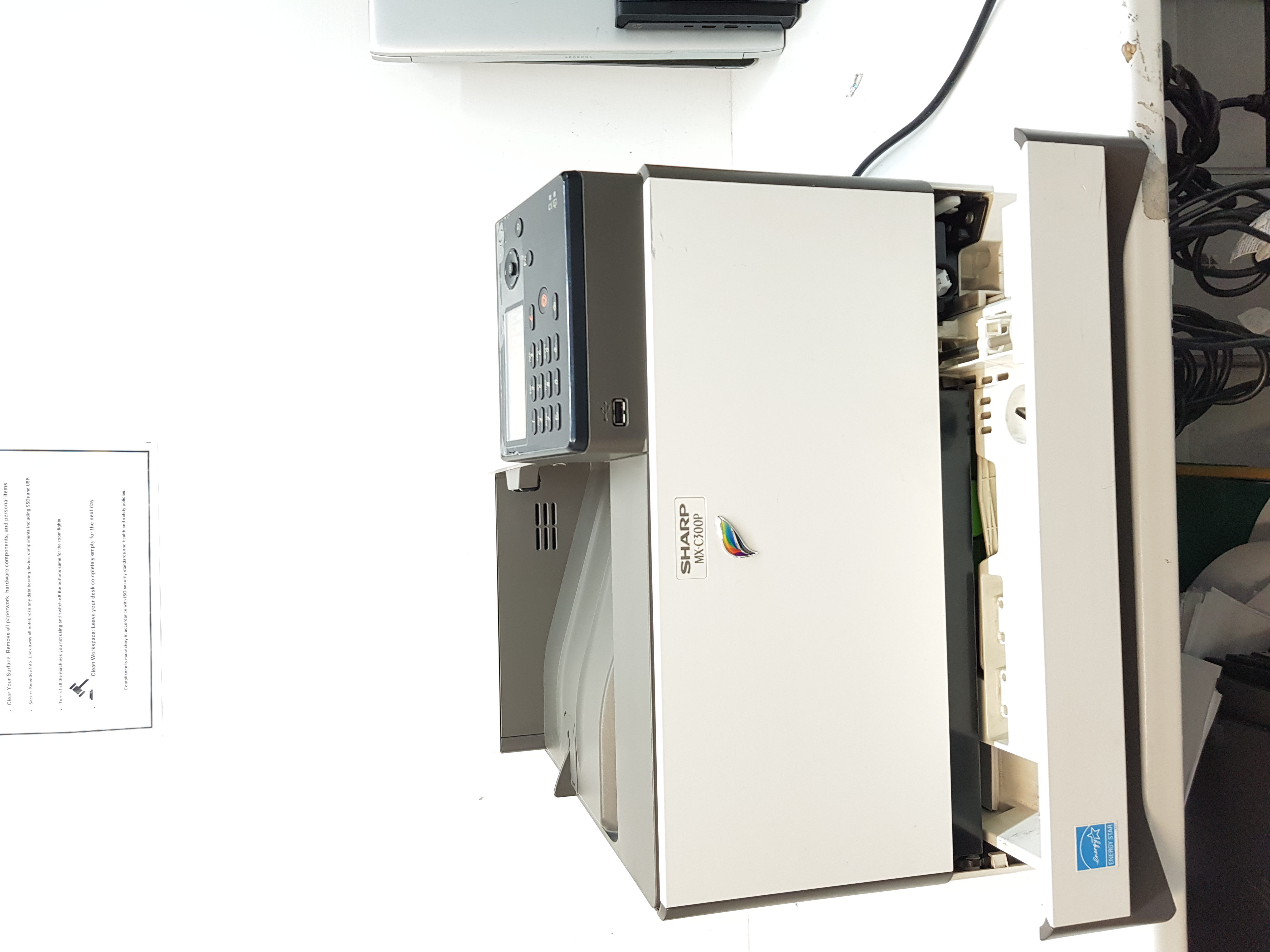 Sharp MX-C300P colour Laser Printer, Good condition, working fine, wireless — additional photo