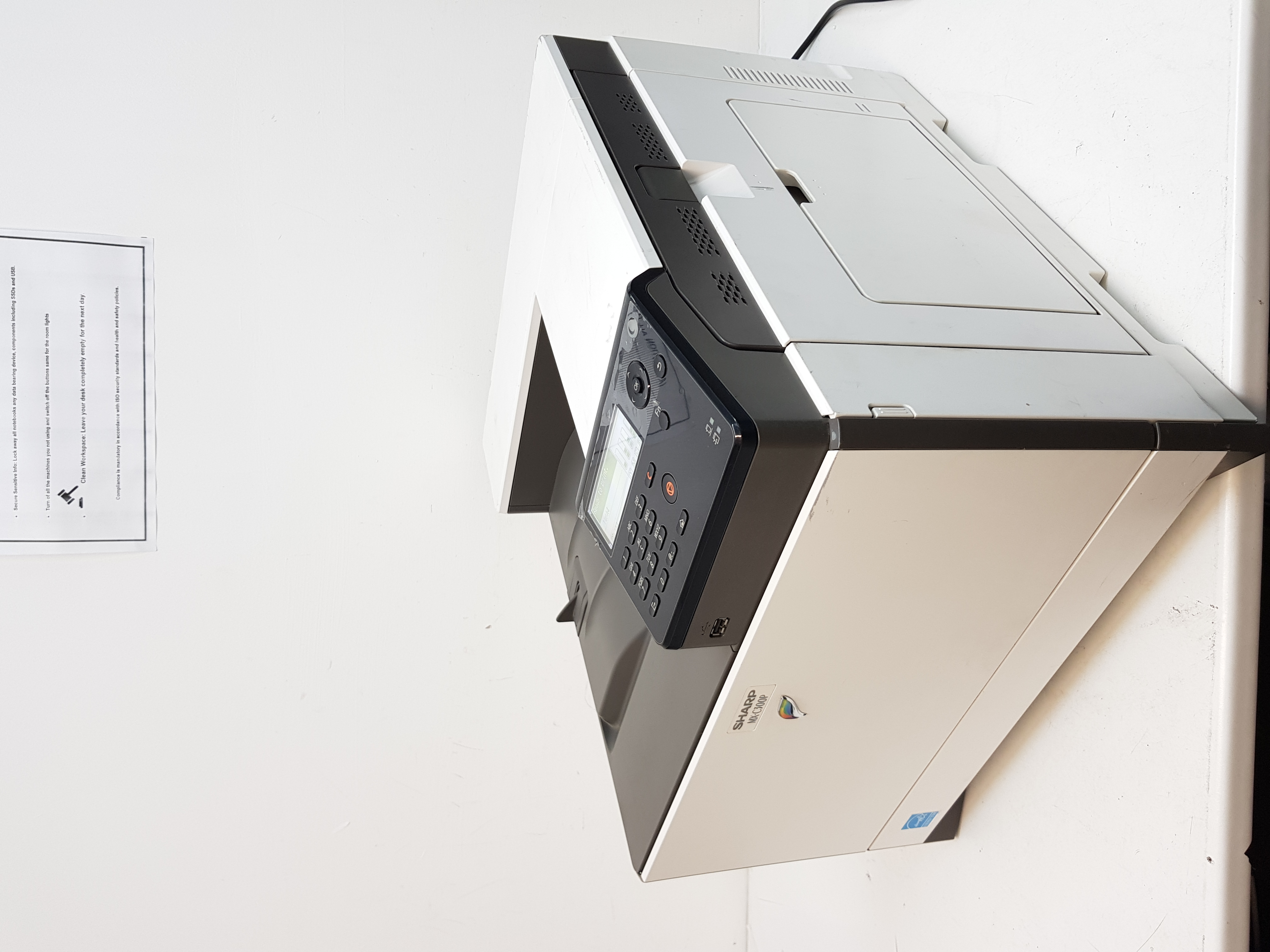 Sharp MX-C300P colour Laser Printer, Good condition, working fine, wireless — additional photo