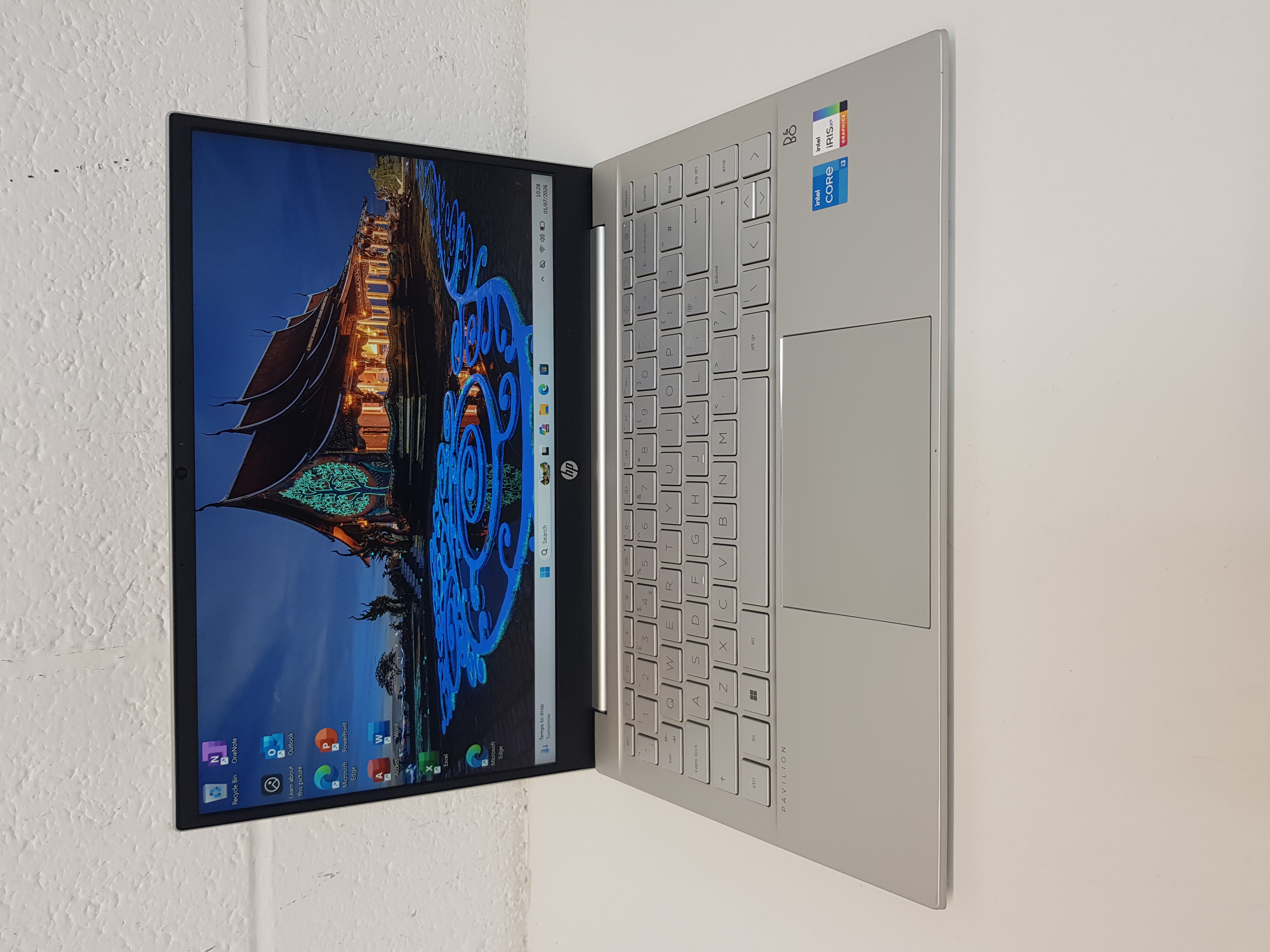 Touch screen HP Laptop, 12th Gen i3 processor, 16GB Memory, 500GB Storage, MS Office 2021, Windows 11 — additional photo