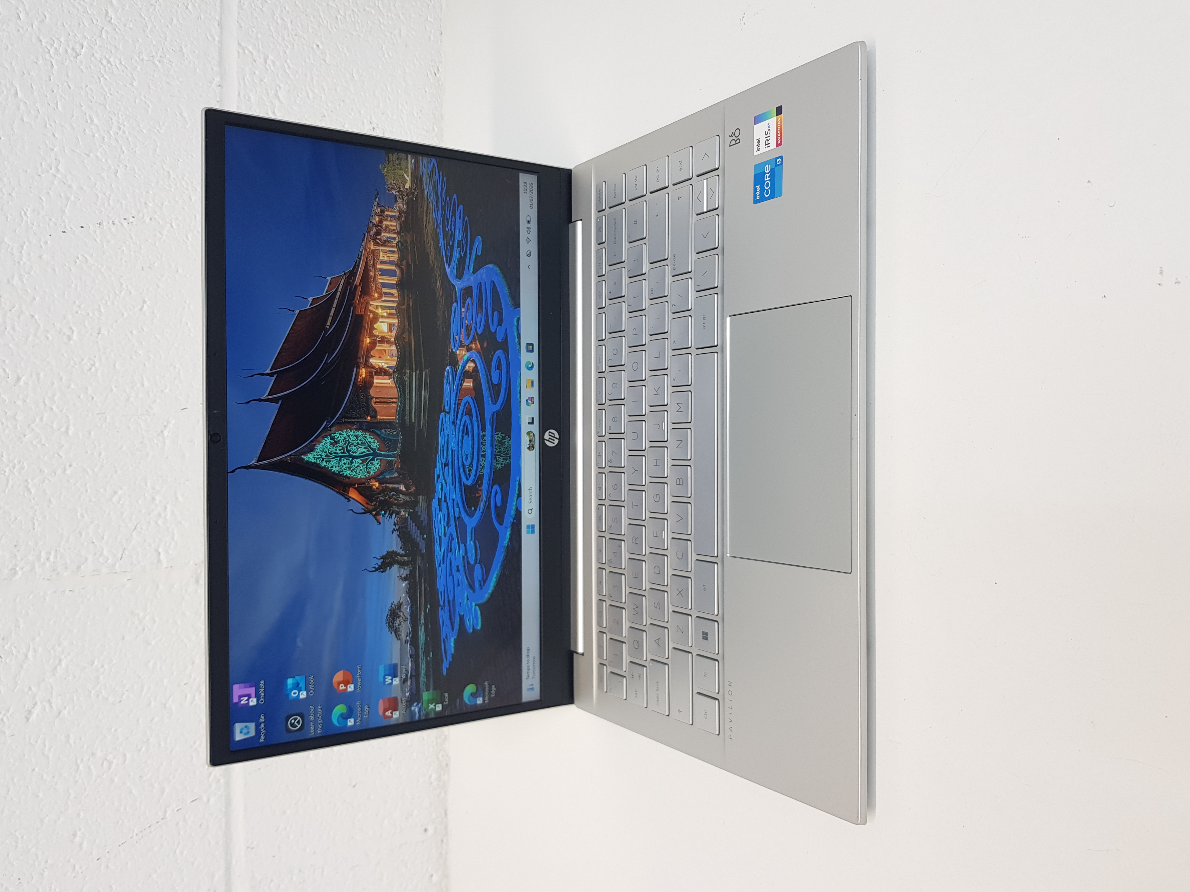 Touch screen HP Laptop, 12th Gen i3 processor, 16GB Memory, 500GB Storage, MS Office 2021, Windows 11 — additional photo