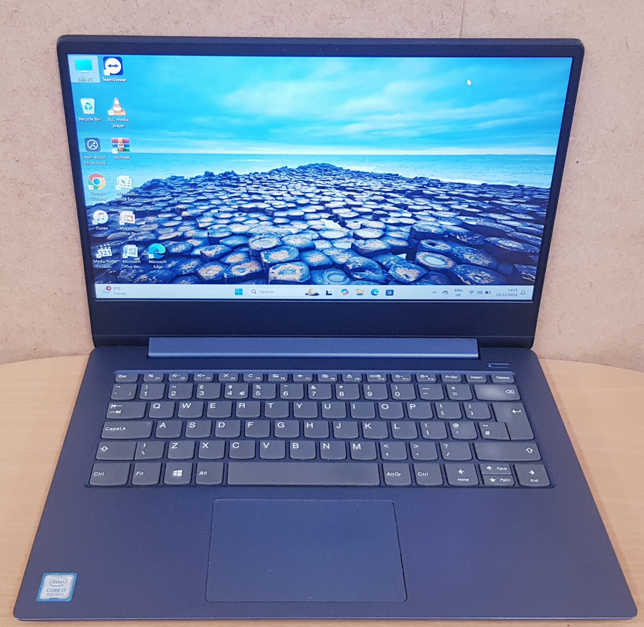 Lenovo Laptop | Intel i7 8th Gen | 12GB RAM | 256GB SSD | Windows 11 | £185