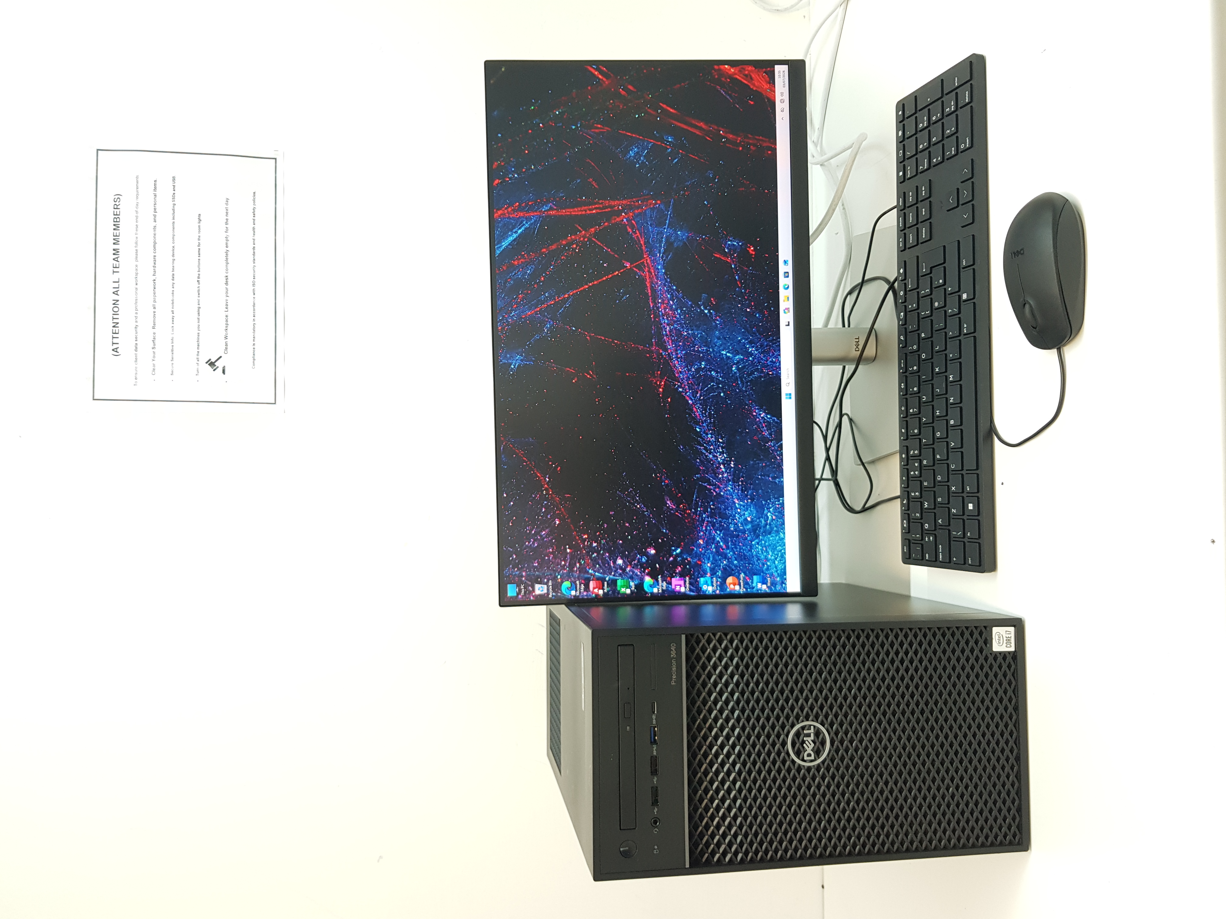 Dell Workstation PC Computer, intel core i7-10th Gen processor, 32GB RAM, 500GB SSD+2TB HDD, 5GB Graphics