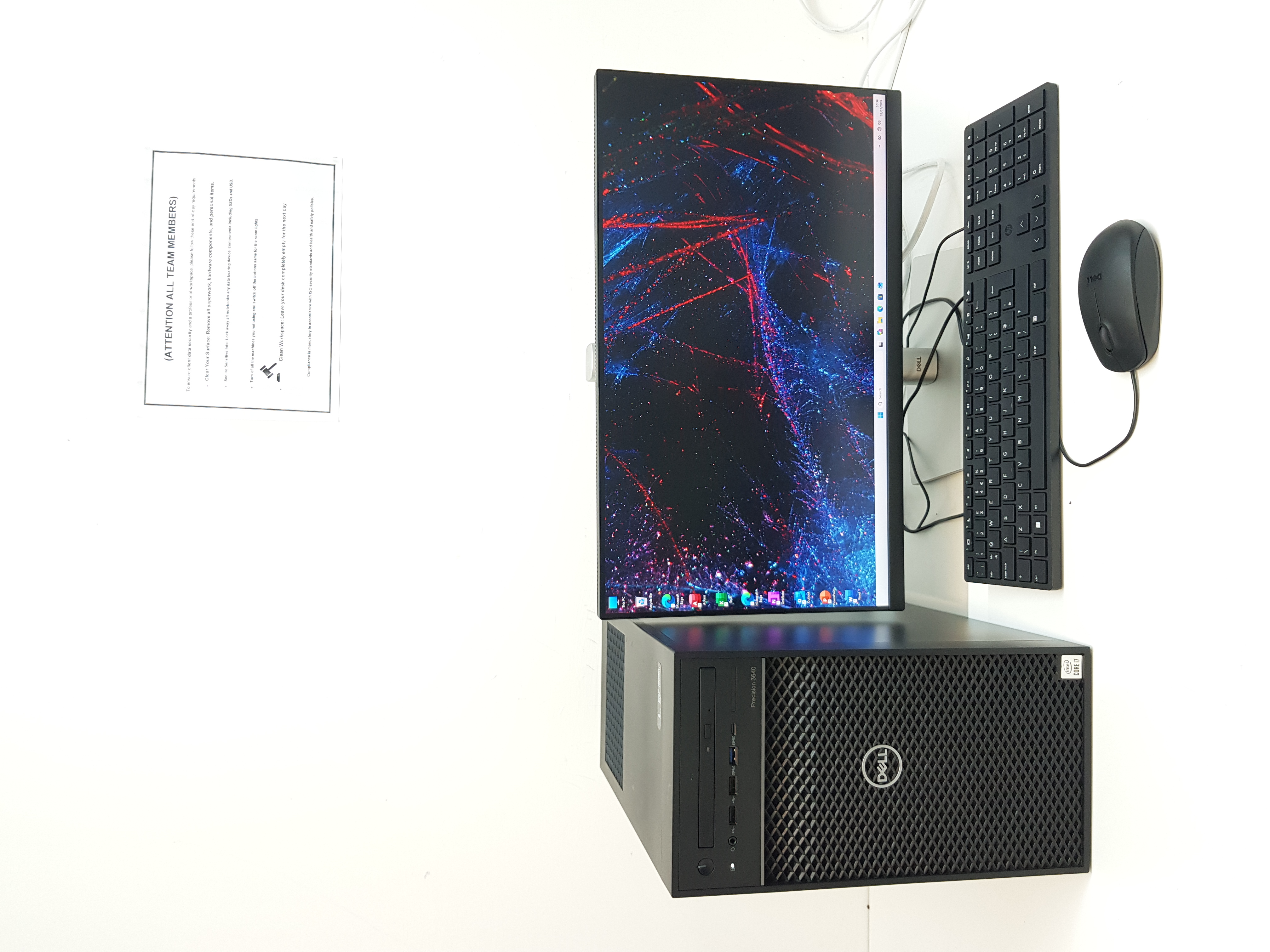 Dell Workstation PC Computer, intel core i7-10th Gen processor, 32GB RAM, 500GB SSD+2TB HDD, 5GB Graphics — additional photo
